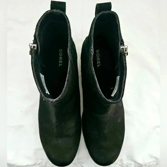Sorel Black Ankle Boots - Picture 7 of 14